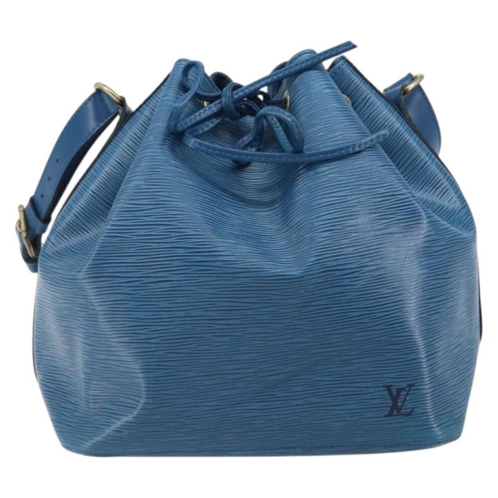 Louis Vuitton Petit Noe Epi Leather Blue Leather Shoulder Bag Bag